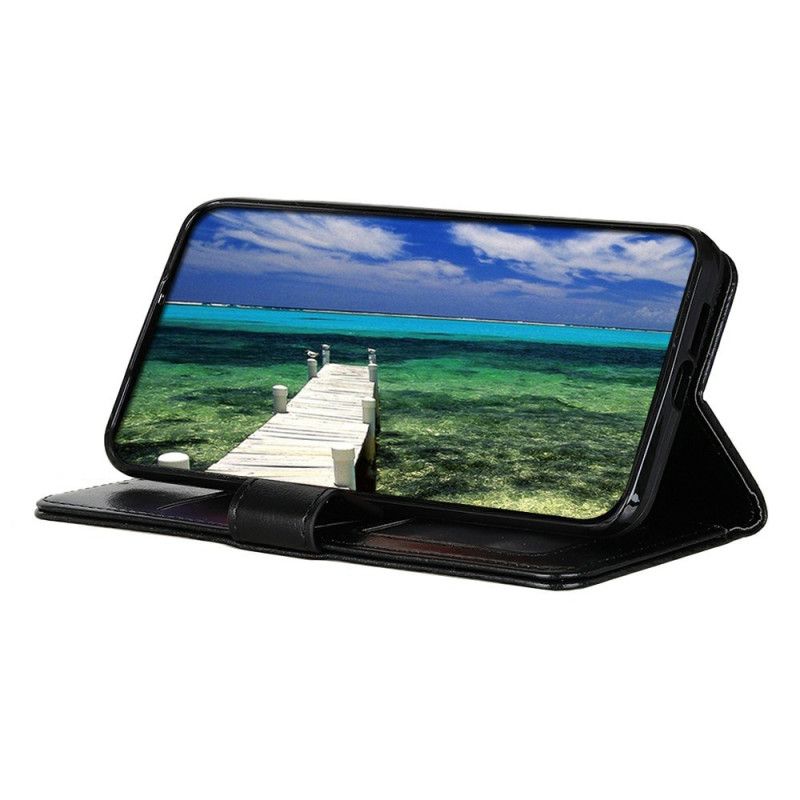 Folio Deksel Samsung Galaxy S26 Plus Patent Imitert Skinn