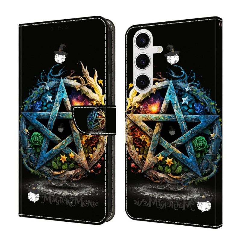 Folio Deksel Samsung Galaxy S26 Plus Pentagram Beskyttelse Deksel