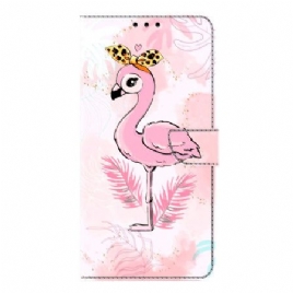Folio Deksel Samsung Galaxy S26 Plus Rosa Fuglemotiv Beskyttelse Deksel