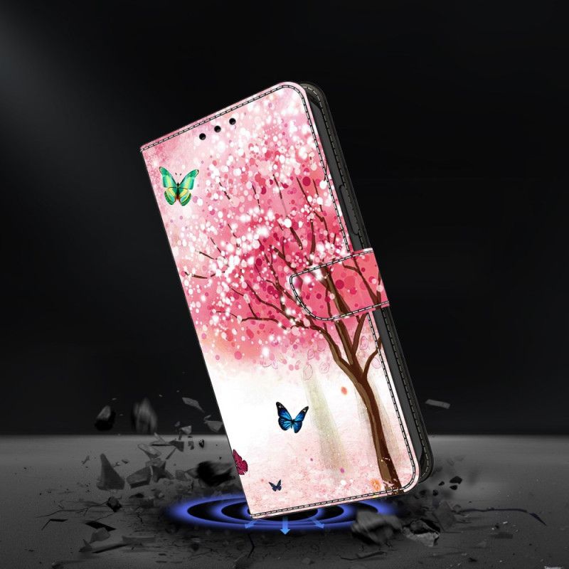 Folio Deksel Til Samsung Galaxy S26 Plus Kirsebærblomster
