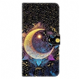 Folio Deksel Til Samsung Galaxy S26 Plus Lysende Måne