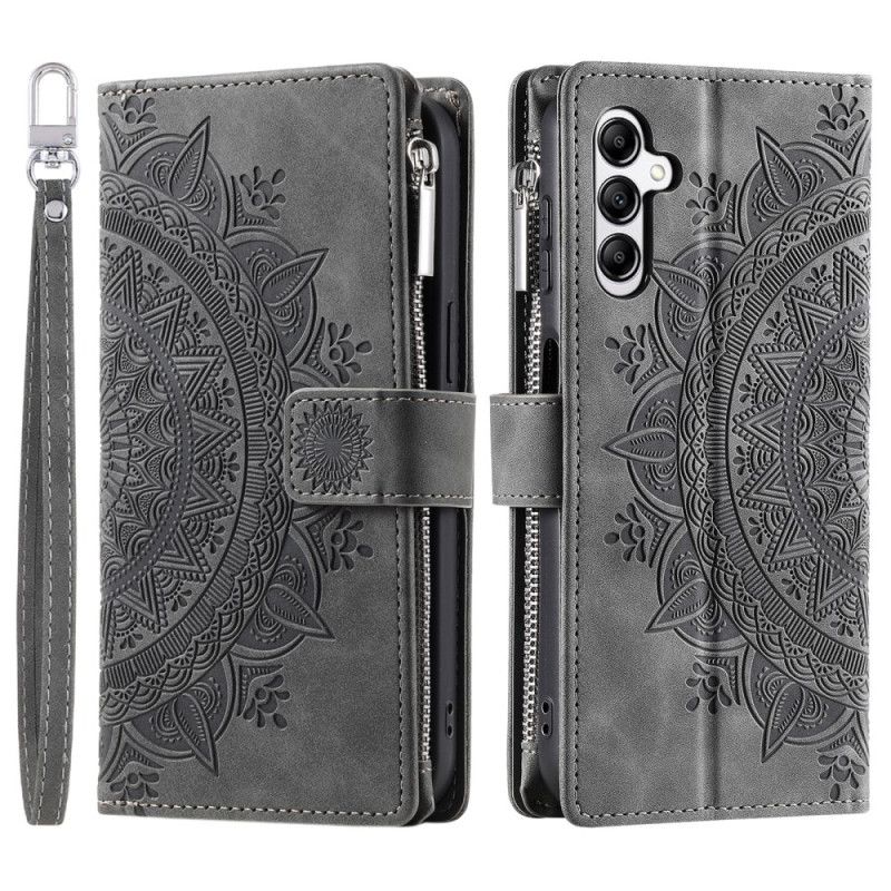 Folio Deksel Til Samsung Galaxy S26 Plus Mandala-lommebok Med Semsket Skinneffekt