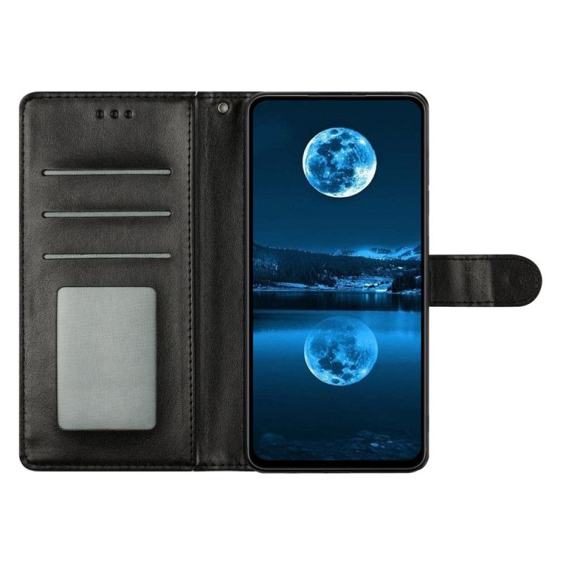 Lærdeksel Folio Deksel Samsung Galaxy S26 Plus Ensfarget Læreffekt