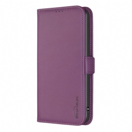 Lærdeksel Folio Deksel Samsung Galaxy S26 Plus Mobildeksel Kunstig Skinn Binfen Color