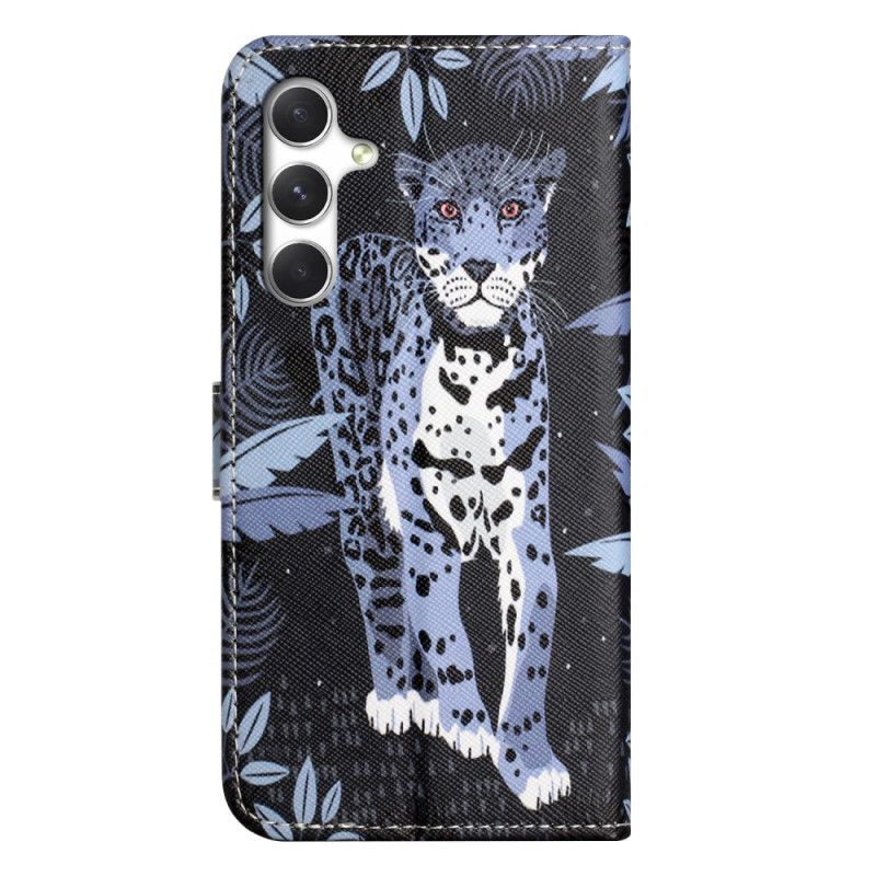 Lærdeksel Folio Deksel Samsung Galaxy S26 Plus Mobildeksel Leopard