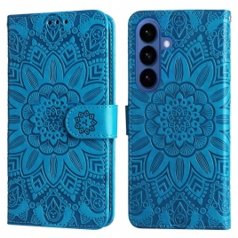 Lærdeksel Folio Deksel Samsung Galaxy S26 Plus Mobildeksel Mandala