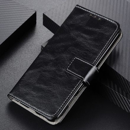 Folio Deksel Til Realme 8 / 8 Pro Blanke Og Synlige Sømmer