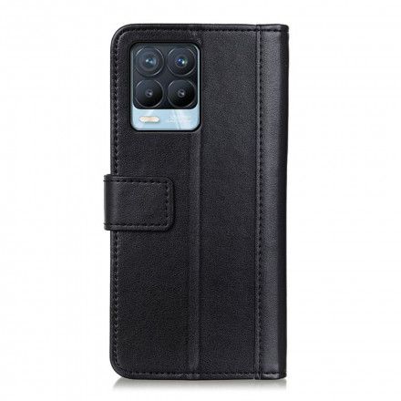 Lærdeksel Til Realme 8 / 8 Pro Skinnstil