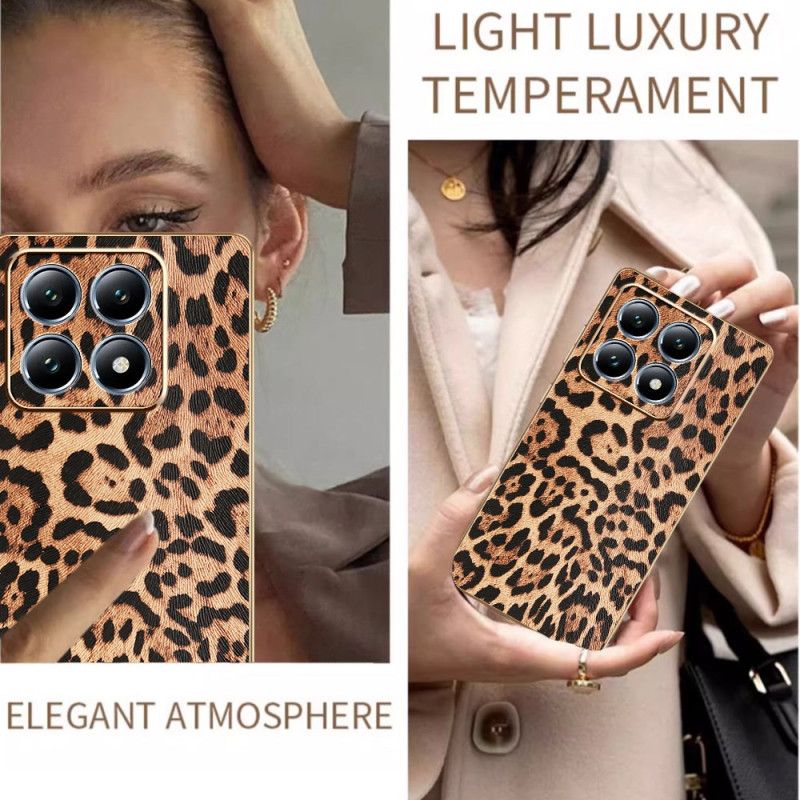 Deksel Xiaomi 15t Leopardmønster Beskyttelse Deksel
