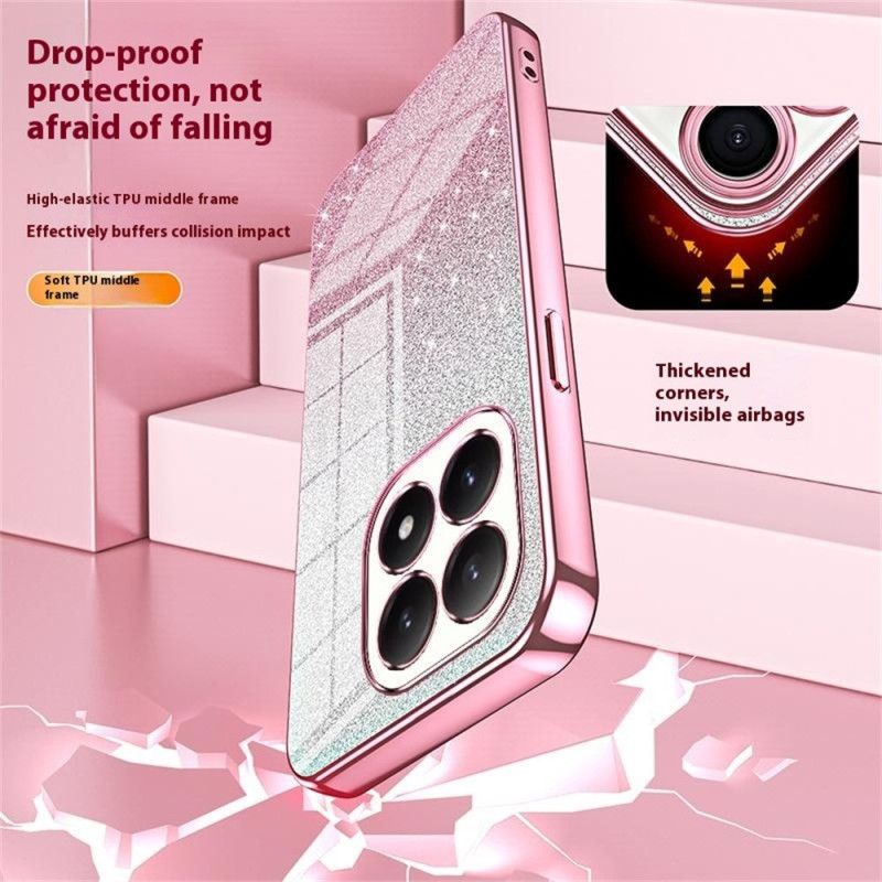 Deksel Xiaomi 15t Mobildeksel Glittergradientdesign