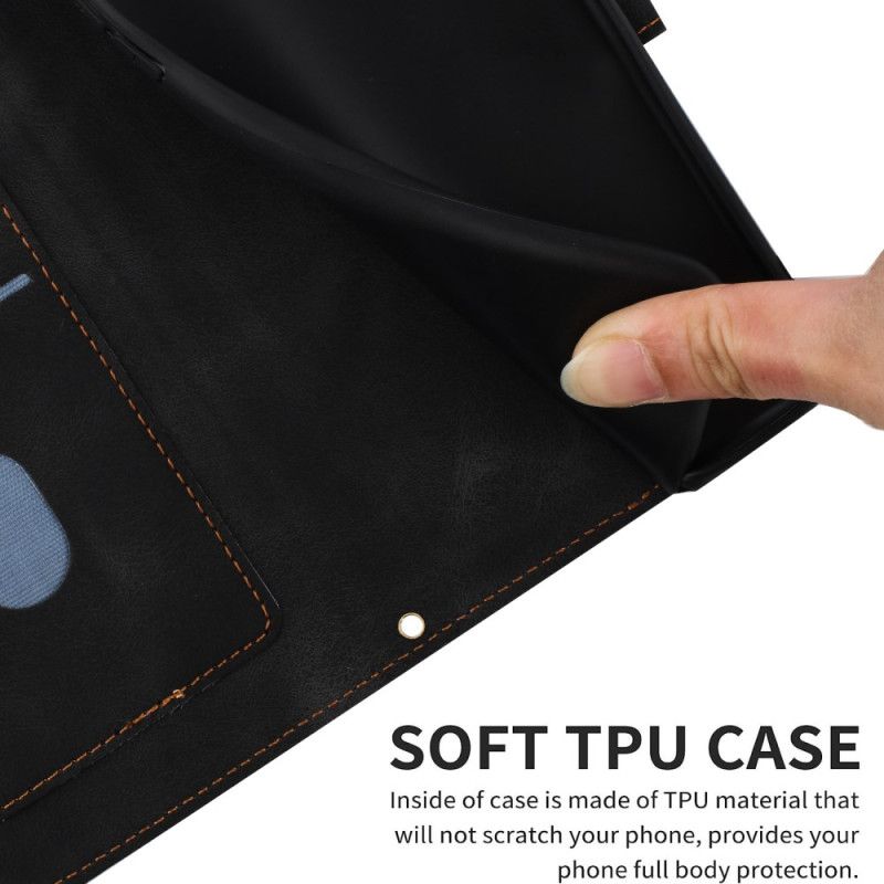 Folio Deksel Til Xiaomi 15t Blomsterdesign Med Stropp