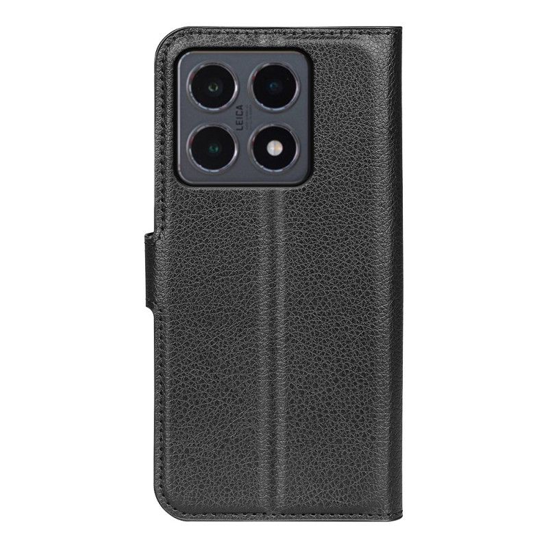 Folio Deksel Til Xiaomi 15t Litchi-kunstlær