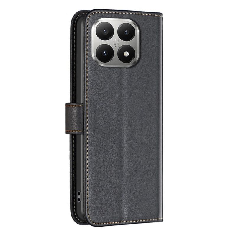 Folio Deksel Xiaomi 15t Binfen I Skinneffekt Farge