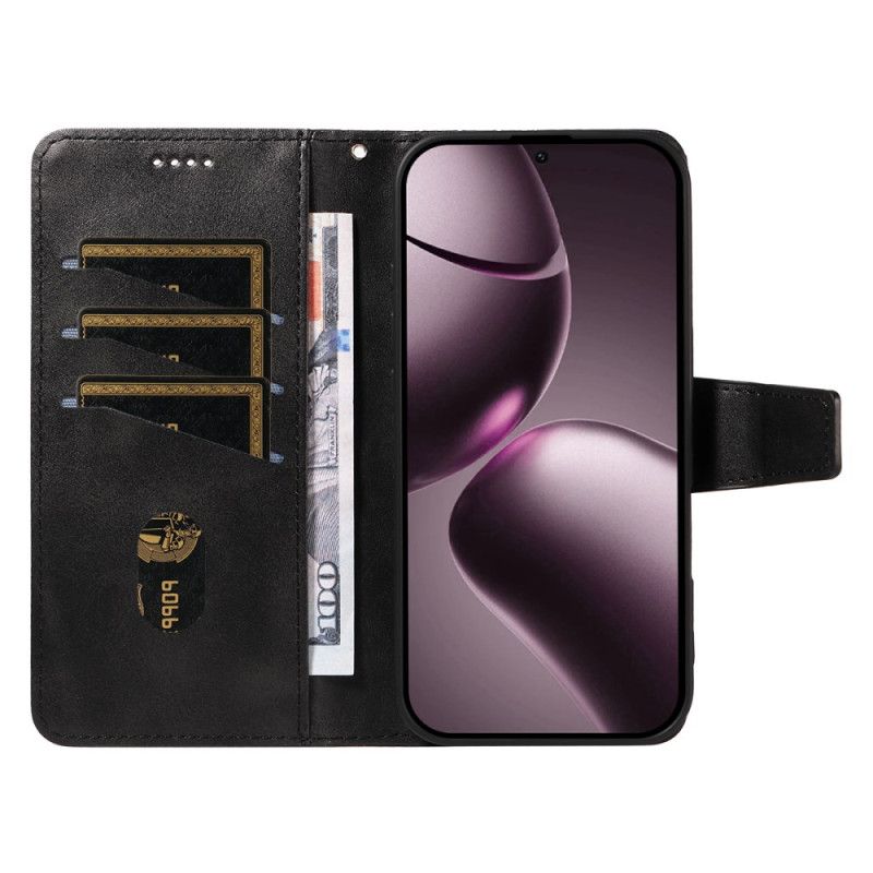 Folio Deksel Xiaomi 15t Diamantdetaljer Beskyttelse Deksel