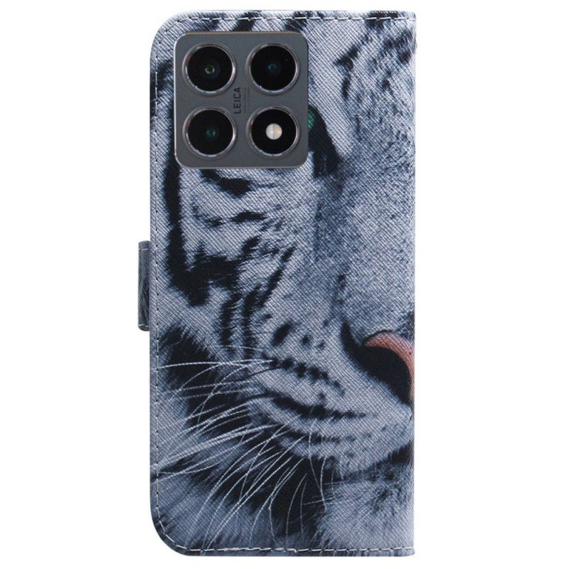 Folio Deksel Xiaomi 15t Hvit Tiger