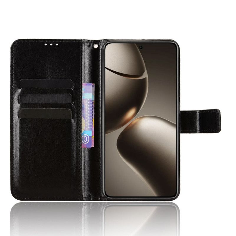 Folio Deksel Xiaomi 15t Prangende Kunstskinn Beskyttelse Deksel