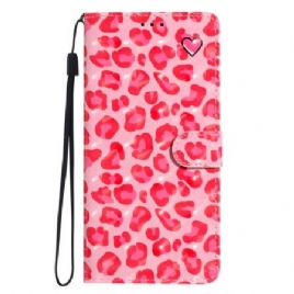 Folio Deksel Xiaomi 15t Rosa Leopardmønster