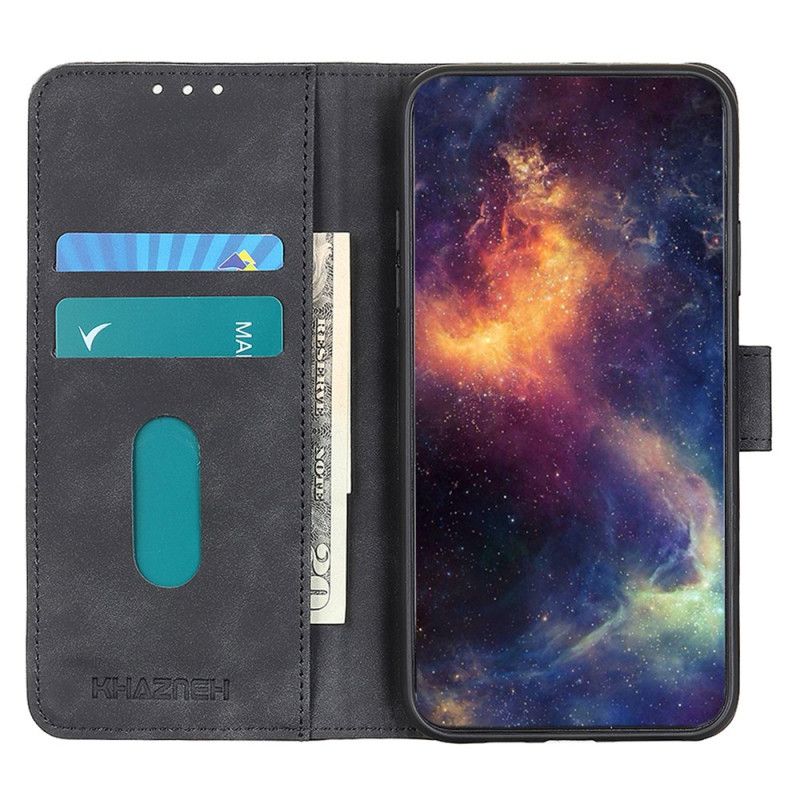 Folio Deksel Xiaomi 15t Semsket Skinneffekt Khazneh Beskyttelse Deksel