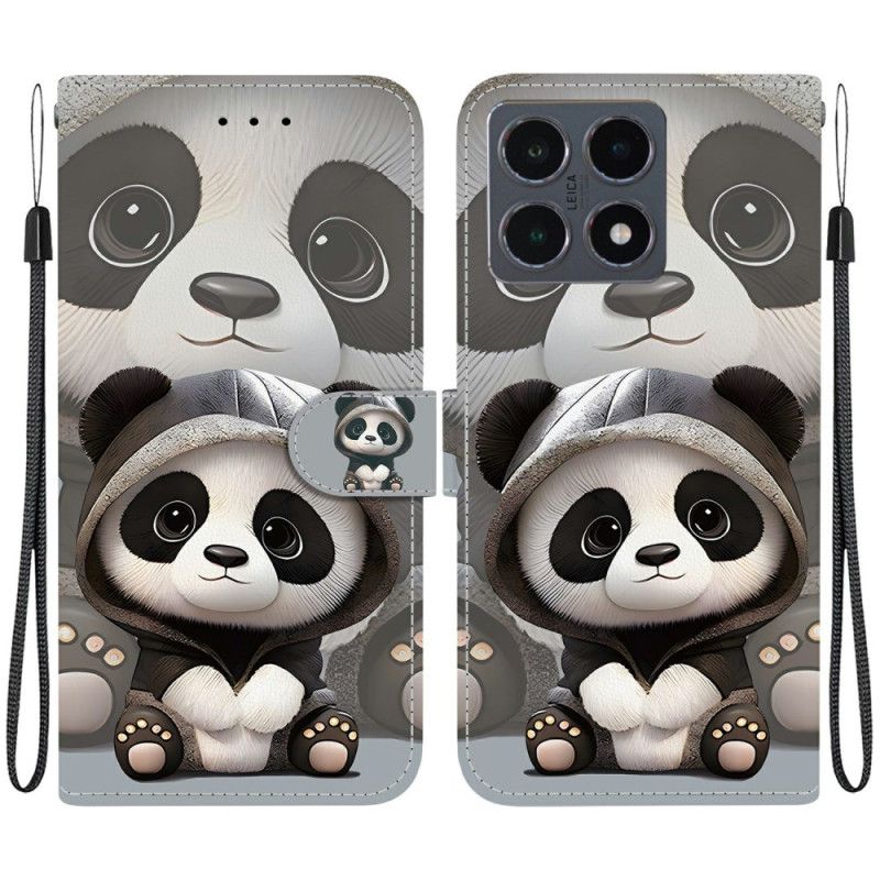 Folio Deksel Xiaomi 15t Søt Panda