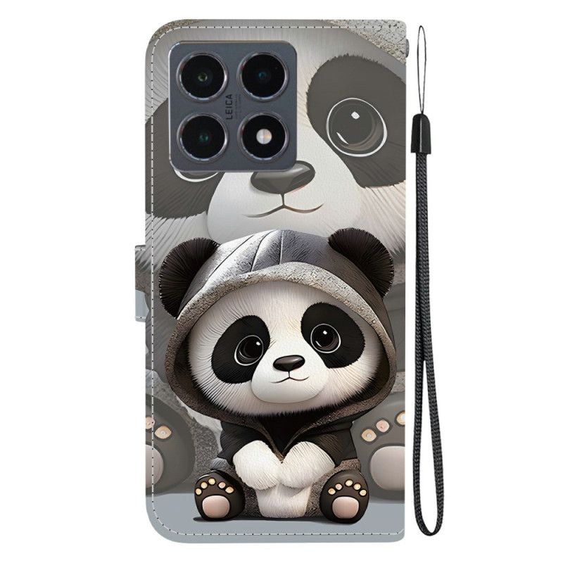 Folio Deksel Xiaomi 15t Søt Panda
