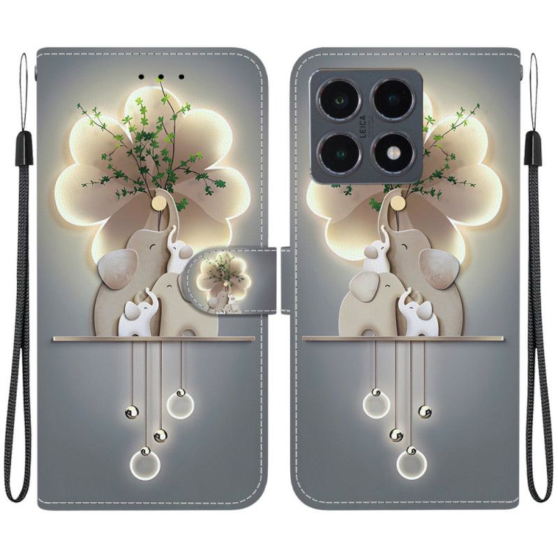 Folio Deksel Xiaomi 15t Tre Elefanter