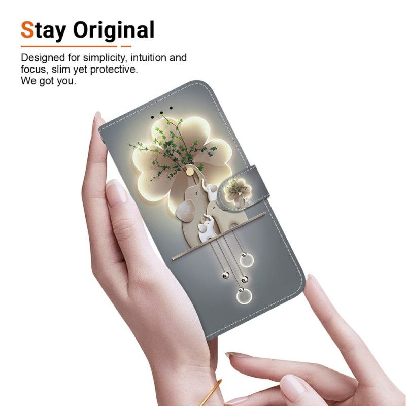 Folio Deksel Xiaomi 15t Tre Elefanter