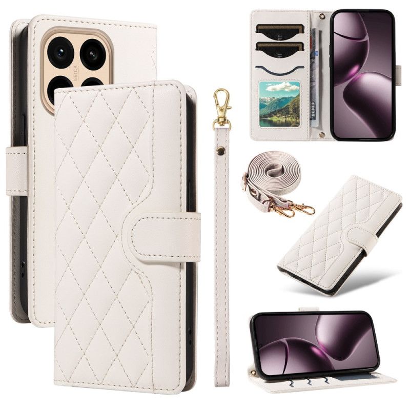 Folio Deksel Xiaomi 15t Vattert Med Stropp Og Skulderstropp Beskyttelse Deksel