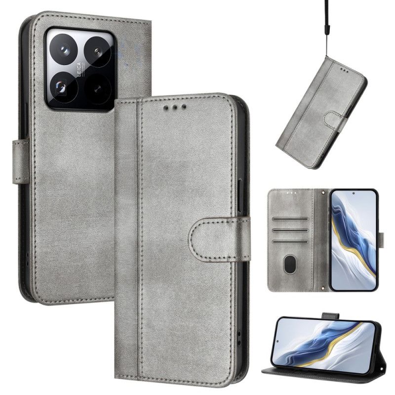 Folio Deksel Xiaomi 15t Vintage-lommebok