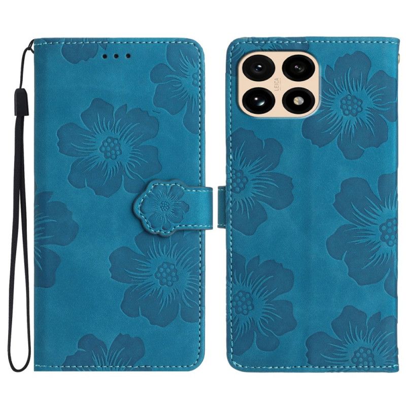 Lærdeksel Folio Deksel Xiaomi 15t Blomsterdesign