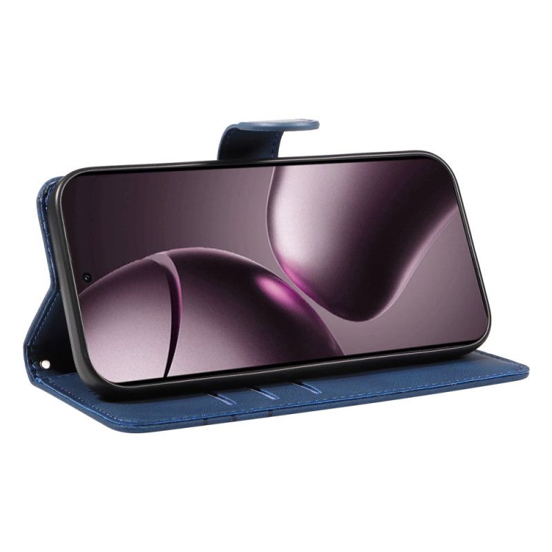 Lærdeksel Folio Deksel Xiaomi 15t Mobildeksel Bølgete