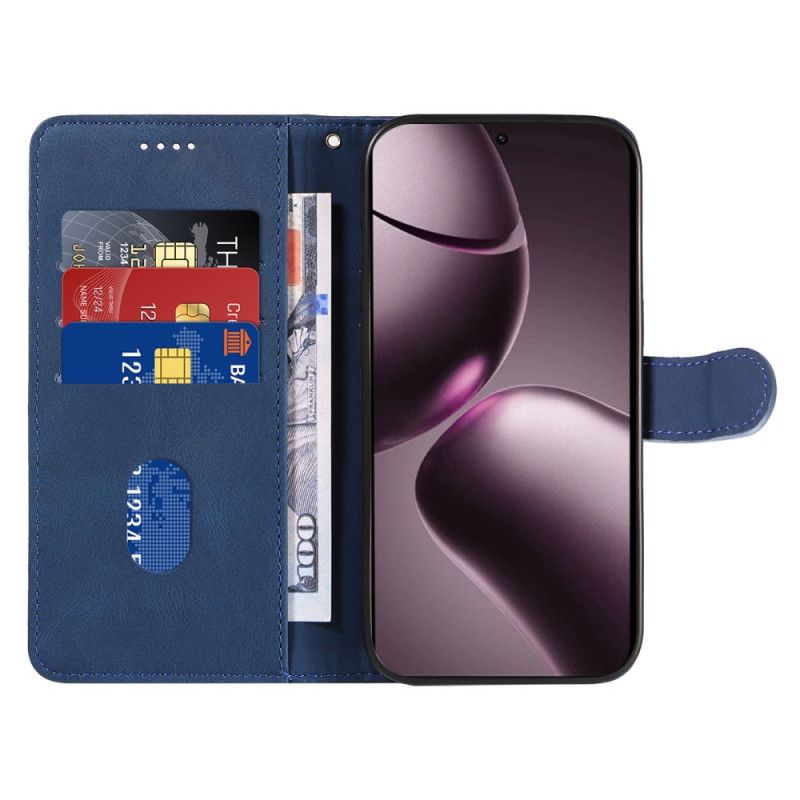 Lærdeksel Folio Deksel Xiaomi 15t Mobildeksel Bølgete