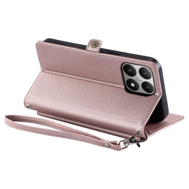 Lærdeksel Folio Deksel Xiaomi 15t Mobildeksel Clutch
