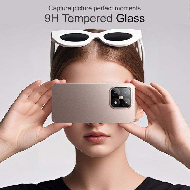Linsebeskytter I Herdet Glass For Xiaomi 15t (svart Versjon)