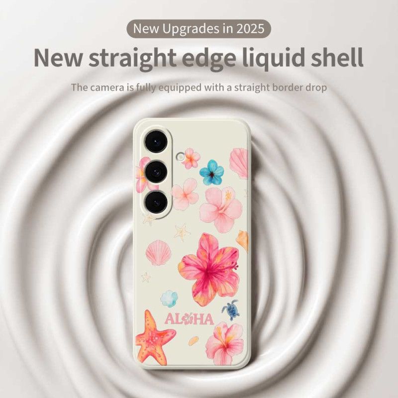 Deksel Samsung Galaxy S25 Fe Blomstersilikon