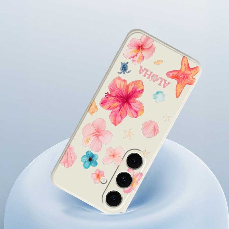 Deksel Samsung Galaxy S25 Fe Blomstersilikon