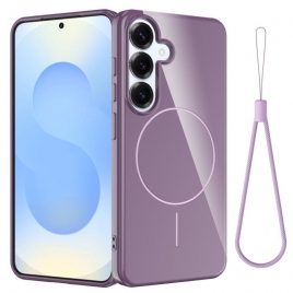 Deksel Samsung Galaxy S25 Fe Kompatibel Med Magsafe Med Håndleddsstropp Beskyttelse Deksel