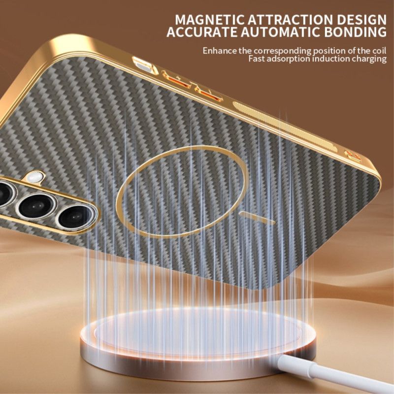 Deksel Samsung Galaxy S25 Fe Magsafe Karbonfiberdesign