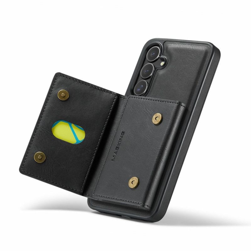 Deksel Samsung Galaxy S25 Fe Magsafe-kompatibel Magking Avtakbar Lommebok