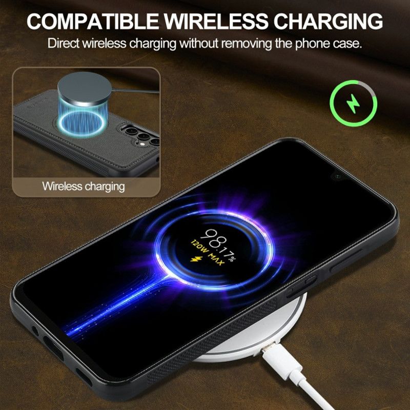 Deksel Samsung Galaxy S25 Fe Magsafe-kompatibel Skinnstil Beskyttelse Deksel