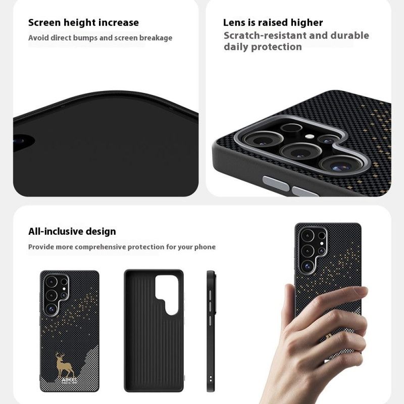 Deksel Samsung Galaxy S25 Fe Mobildeksel Magsafe-kompatibelt Abeel-mønster