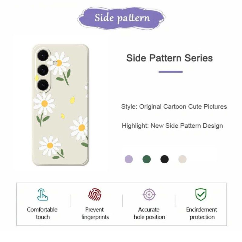 Deksel Samsung Galaxy S25 Fe Mobildeksel Tusenfrydsilikon