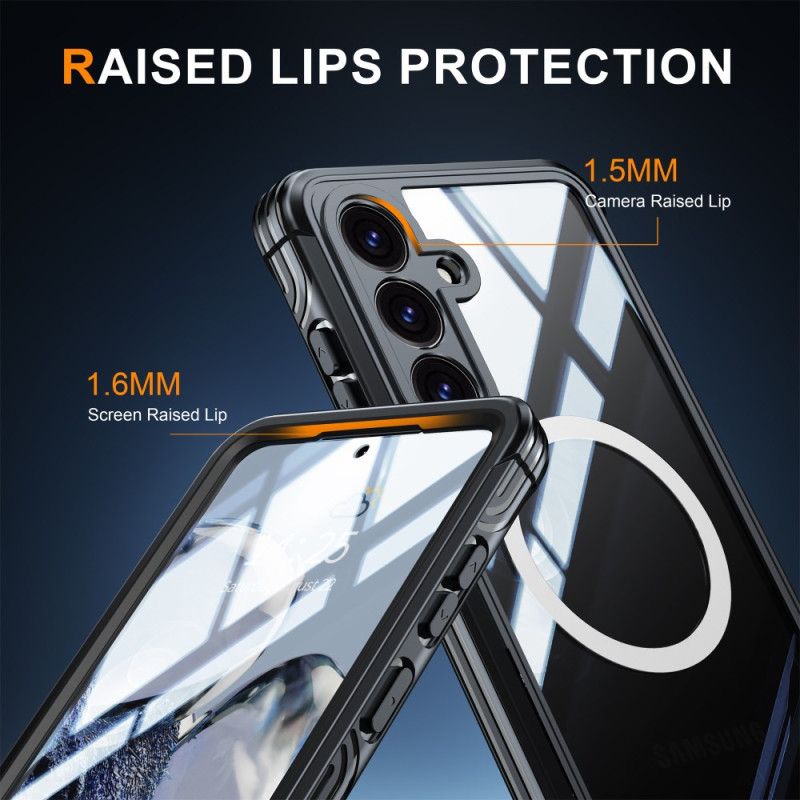 Deksel Til Samsung Galaxy S25 Fe Magnetisk Med Skjermbeskytter