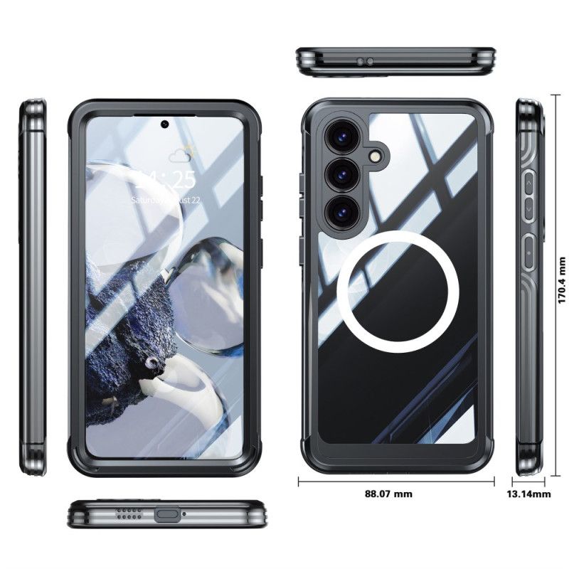 Deksel Til Samsung Galaxy S25 Fe Magnetisk Med Skjermbeskytter