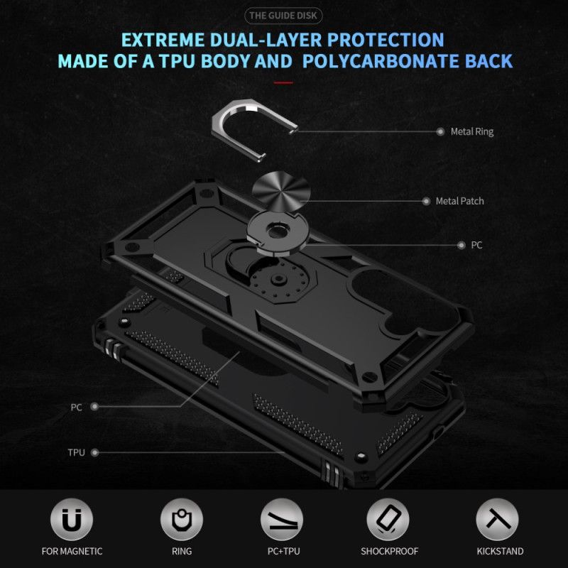 Deksel Til Samsung Galaxy S25 Fe Robust Med Roterende Ringholder