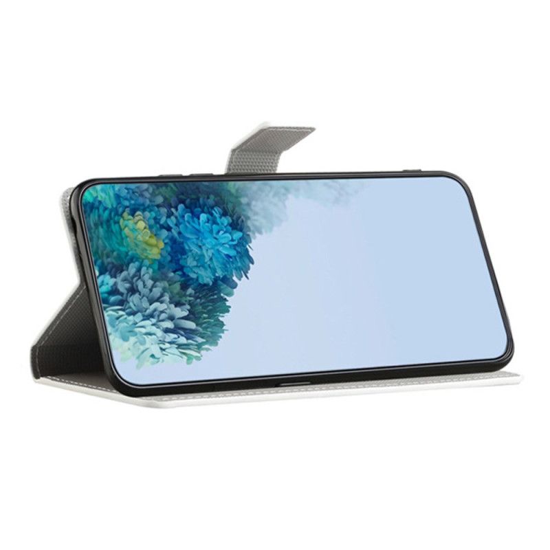 Folio Deksel Samsung Galaxy S25 Fe Klassisk Blå Sommerfugl