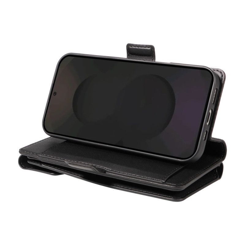 Folio Deksel Samsung Galaxy S25 Fe Kortholder Og Håndleddsrem