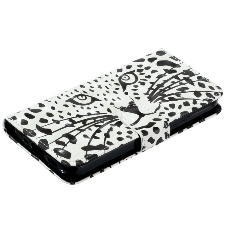 Folio Deksel Samsung Galaxy S25 Fe Leopardhode Med Snor