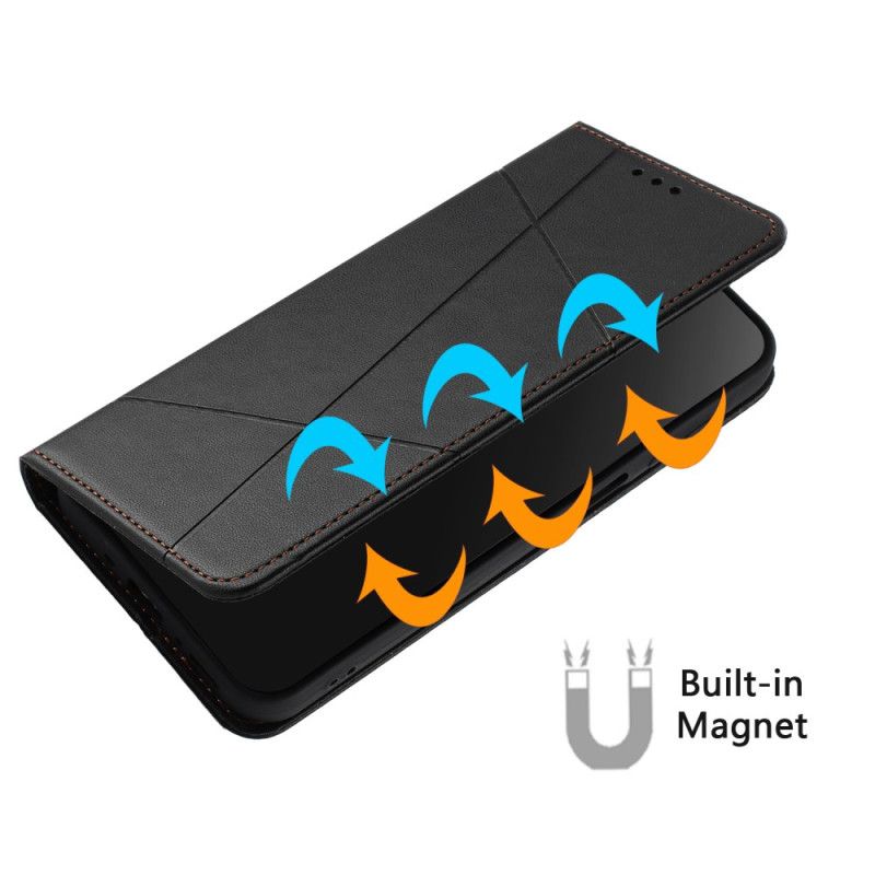 Folio Deksel Samsung Galaxy S25 Fe Linjer Beskyttelse Deksel