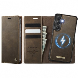 Folio Deksel Samsung Galaxy S25 Fe Lommebok Med Avtakbart Etui Rfid Beskyttelse Deksel