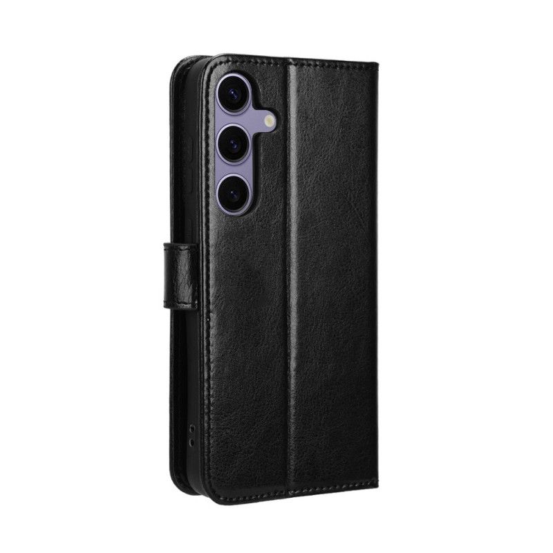 Folio Deksel Samsung Galaxy S25 Fe Prangende Kunstskinn